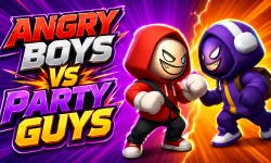 Play Angry Boys vs Party Guys Now!
