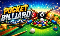 Play Pocket Billiard: 10 Levels Now!